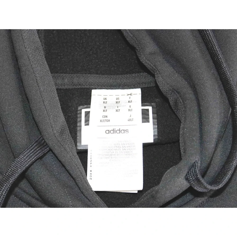 Adidas Indiana Hoosiers Travel Black Pullover Hoodie 2HQ001‎ Mens Size XLT